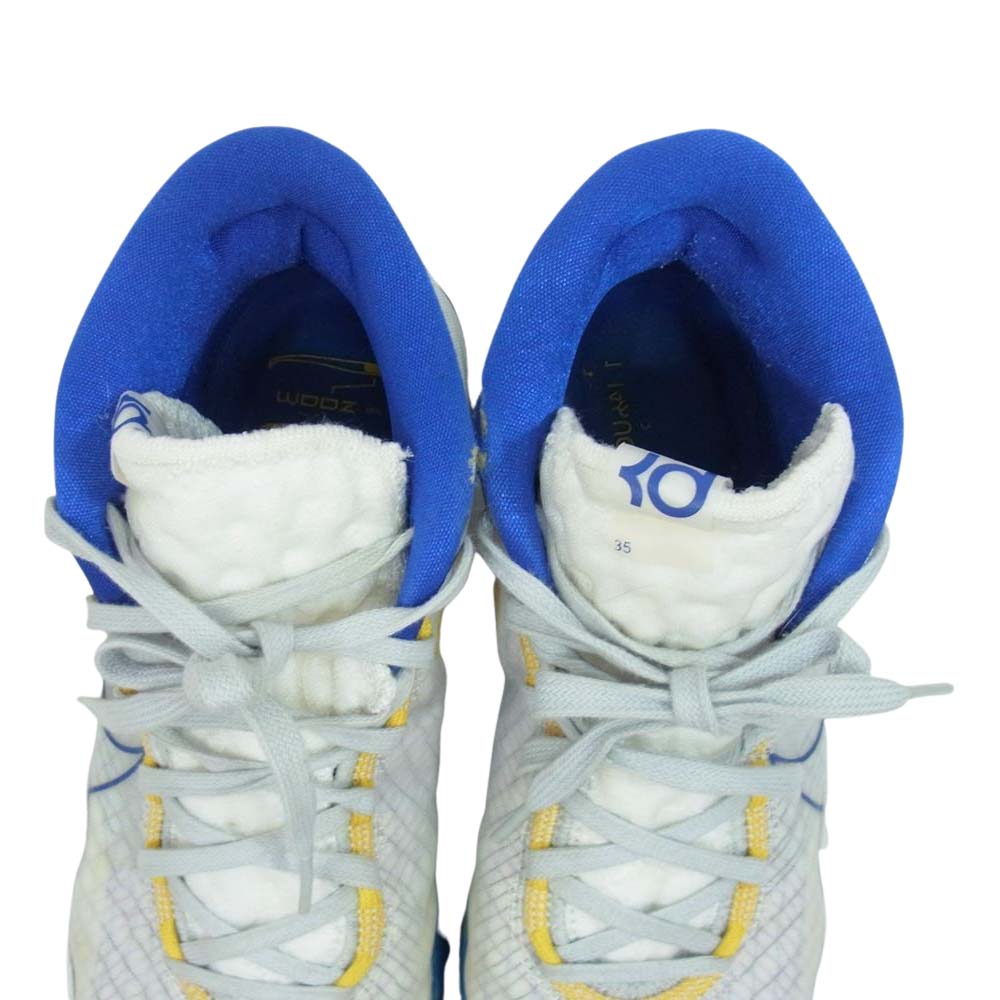 NIKE ナイキ AR4230-100 ZOOM KD 12 EP WHITE METALLIC GOLD GAME ROYAL バスケットボール ズーム ケーディー 12 EP ホワイト メタリックゴールド ゲームロイヤル スニーカー ホワイト系 28cm【中古】