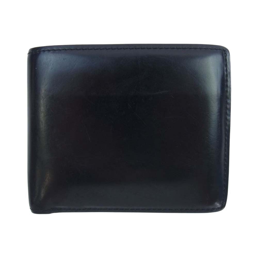 COCOMEISTER ココマイスター 二つ折り 財布 レザー ウォレット ブラック系【中古】