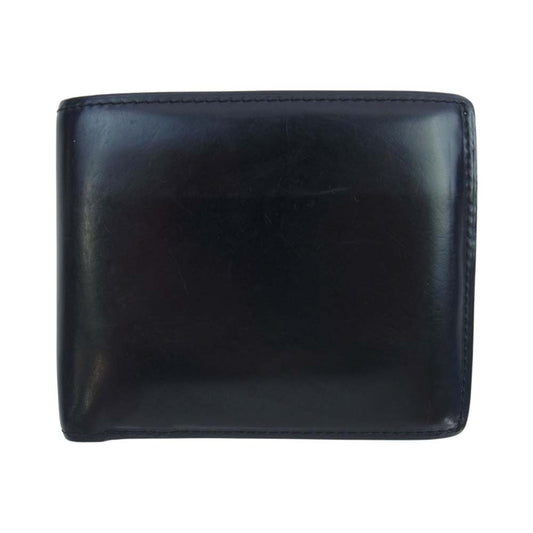 COCOMEISTER ココマイスター 二つ折り 財布 レザー ウォレット ブラック系【中古】