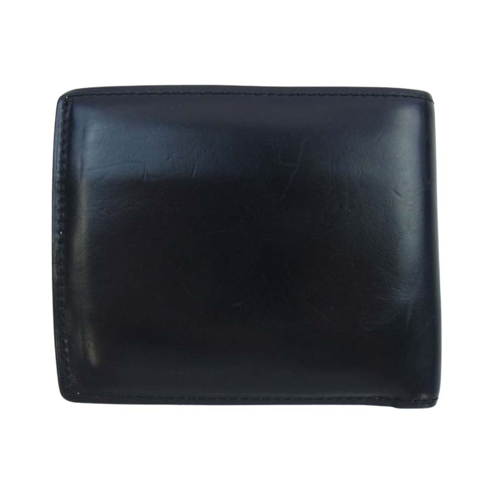 COCOMEISTER ココマイスター 二つ折り 財布 レザー ウォレット ブラック系【中古】