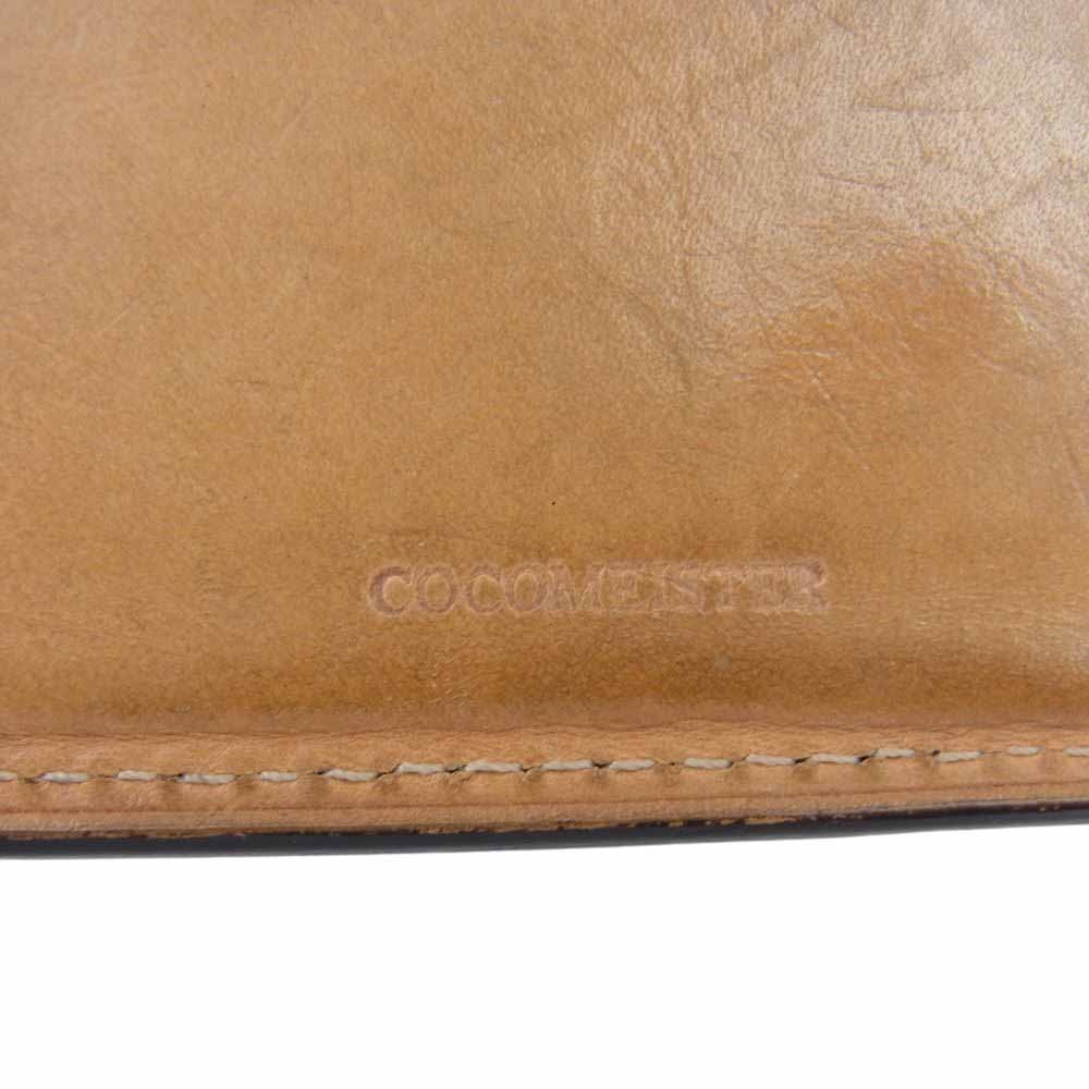 COCOMEISTER ココマイスター 二つ折り 財布 レザー ウォレット ブラック系【中古】