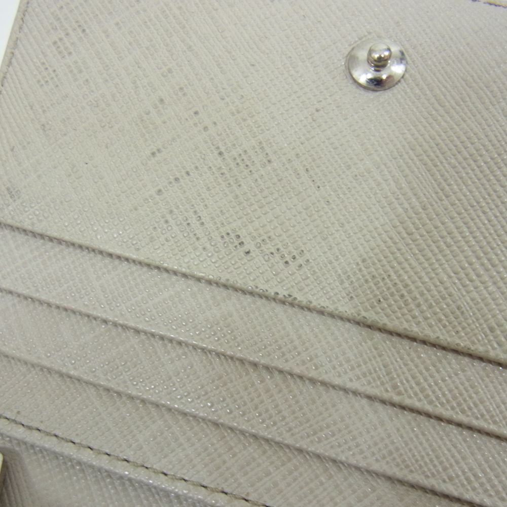 agnes b. アニエスベー VOYAGE ボヤージュ 二つ折り レザー 財布 ブラック系【中古】