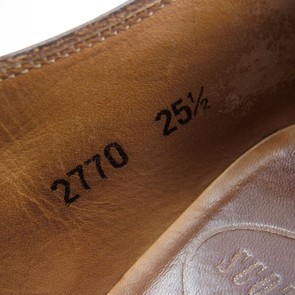 SCOTCH GRAIN スコッチグレイン 2770 SHINE OR RAIN IV シャインオアレイン  ダークブラウン系 25.5【中古】