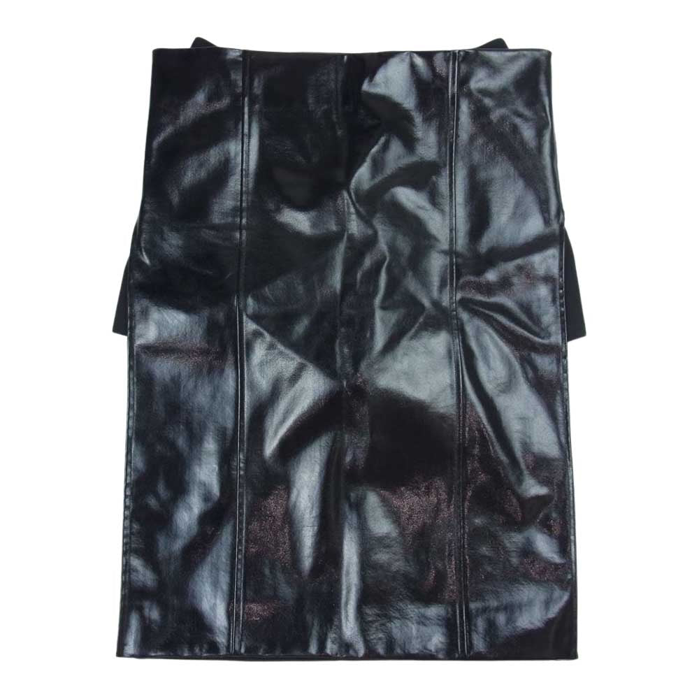 Sacai サカイ 23-06693 スリット パテント スカート ブラック系 3【美品】【中古】