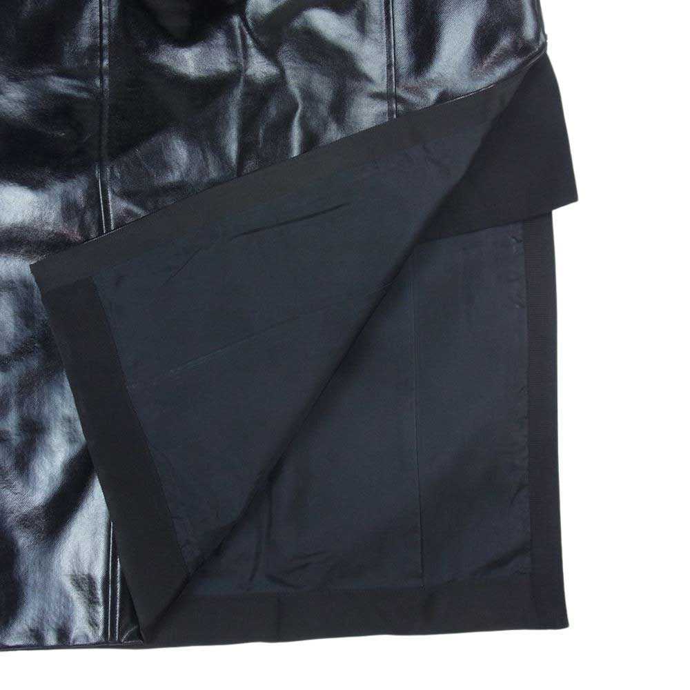Sacai サカイ 23-06693 スリット パテント スカート ブラック系 3【美品】【中古】