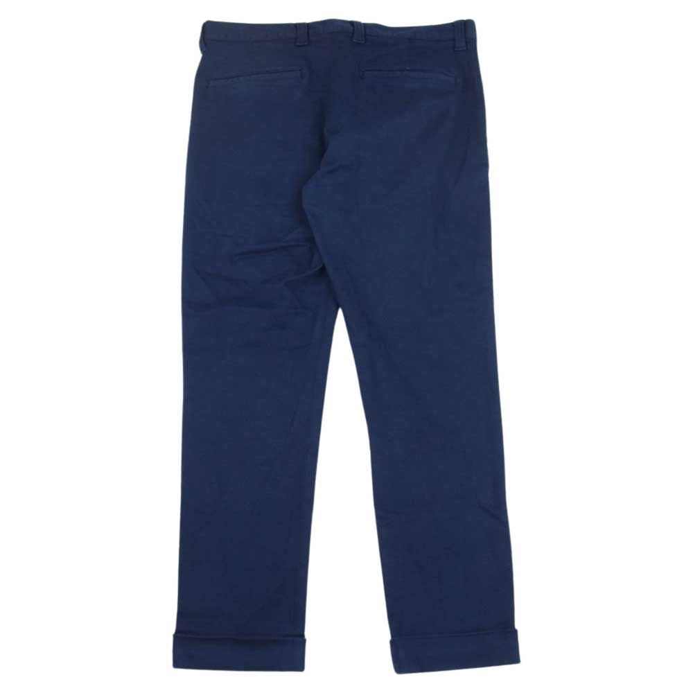 SOPHNET. ソフネット SOPH-140094 2TUCK ANKLE CUT PANT 2タック アンクル カット パンツ ネイビー系 L【中古】