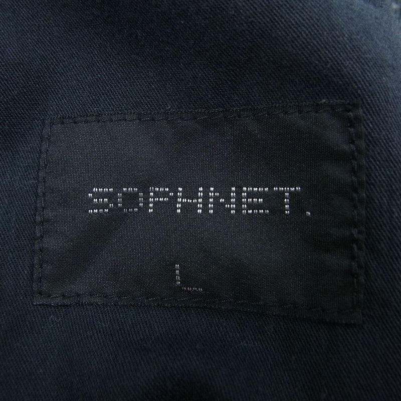 SOPHNET. ソフネット SOPH-156092 HOME SPAN 2 TUCK SARROUEL ANKLE CUT PAN 2タック サルエル アンクル カット 裾ジップ パンツ グレー系 L【中古】