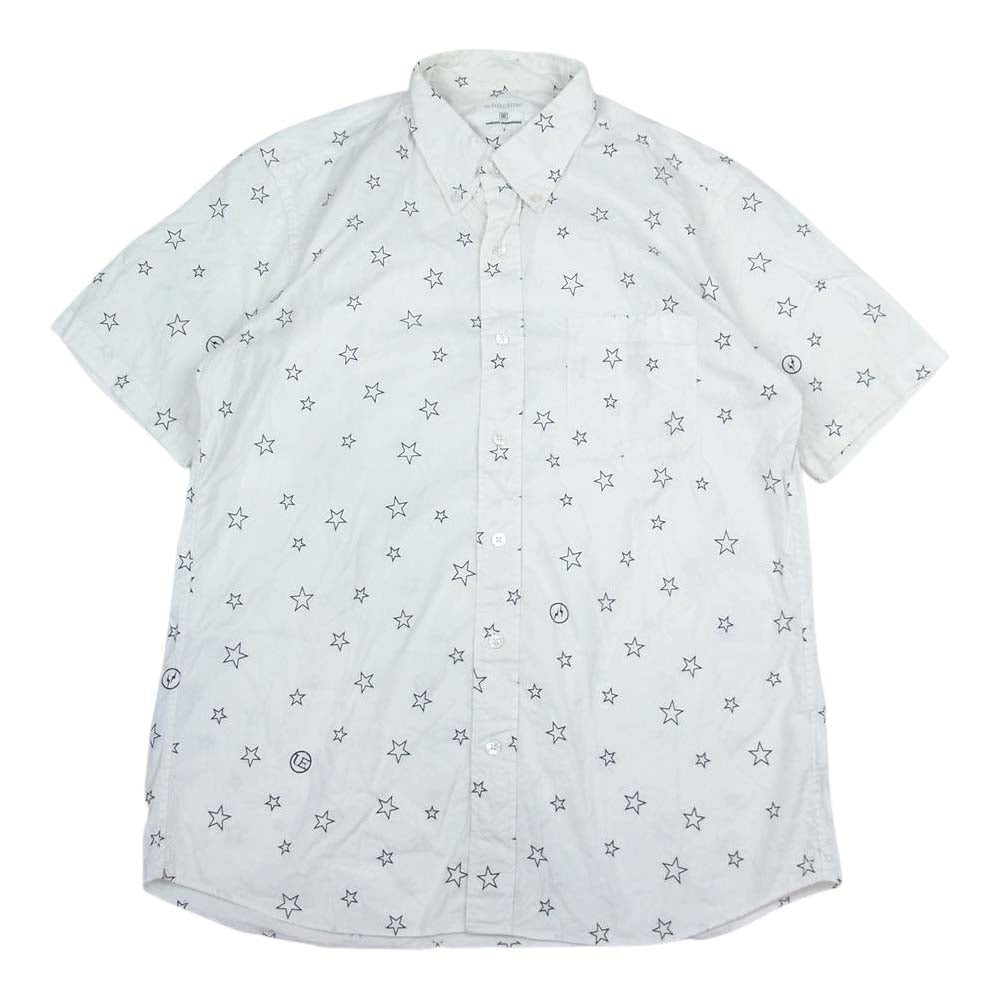 uniform experiment ユニフォームエクスペリメント 15SS UE-150083 S/S STAR B.D SHIRT スター ボタンダウン 半袖 シャツ ホワイト系 3【中古】
