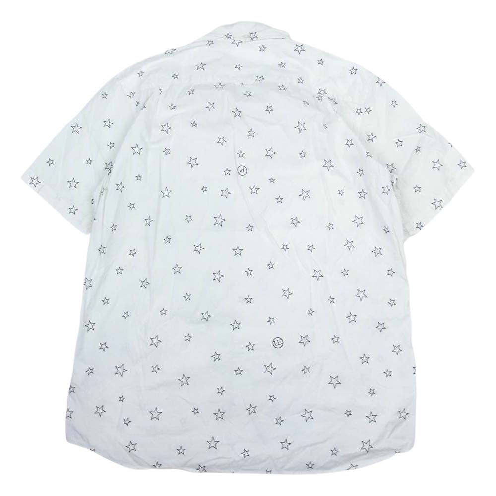 uniform experiment ユニフォームエクスペリメント 15SS UE-150083 S/S STAR B.D SHIRT スター ボタンダウン 半袖 シャツ ホワイト系 3【中古】