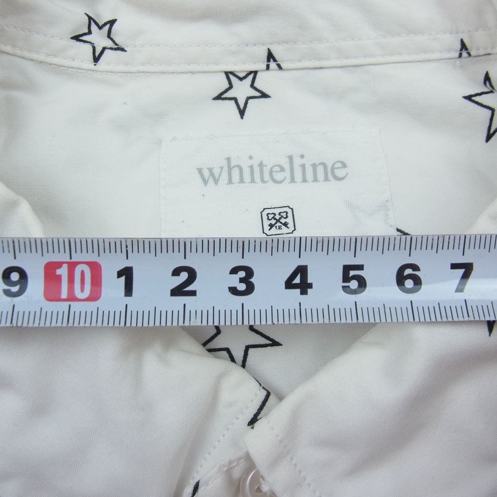 uniform experiment ユニフォームエクスペリメント 15SS UE-150083 S/S STAR B.D SHIRT スター ボタンダウン 半袖 シャツ ホワイト系 3【中古】