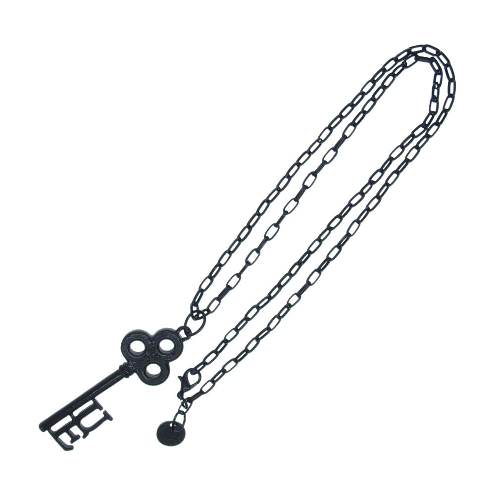 uniform experiment ユニフォームエクスペリメント キー ペンダントトップ チェーン ネックレス ブラック系【中古】