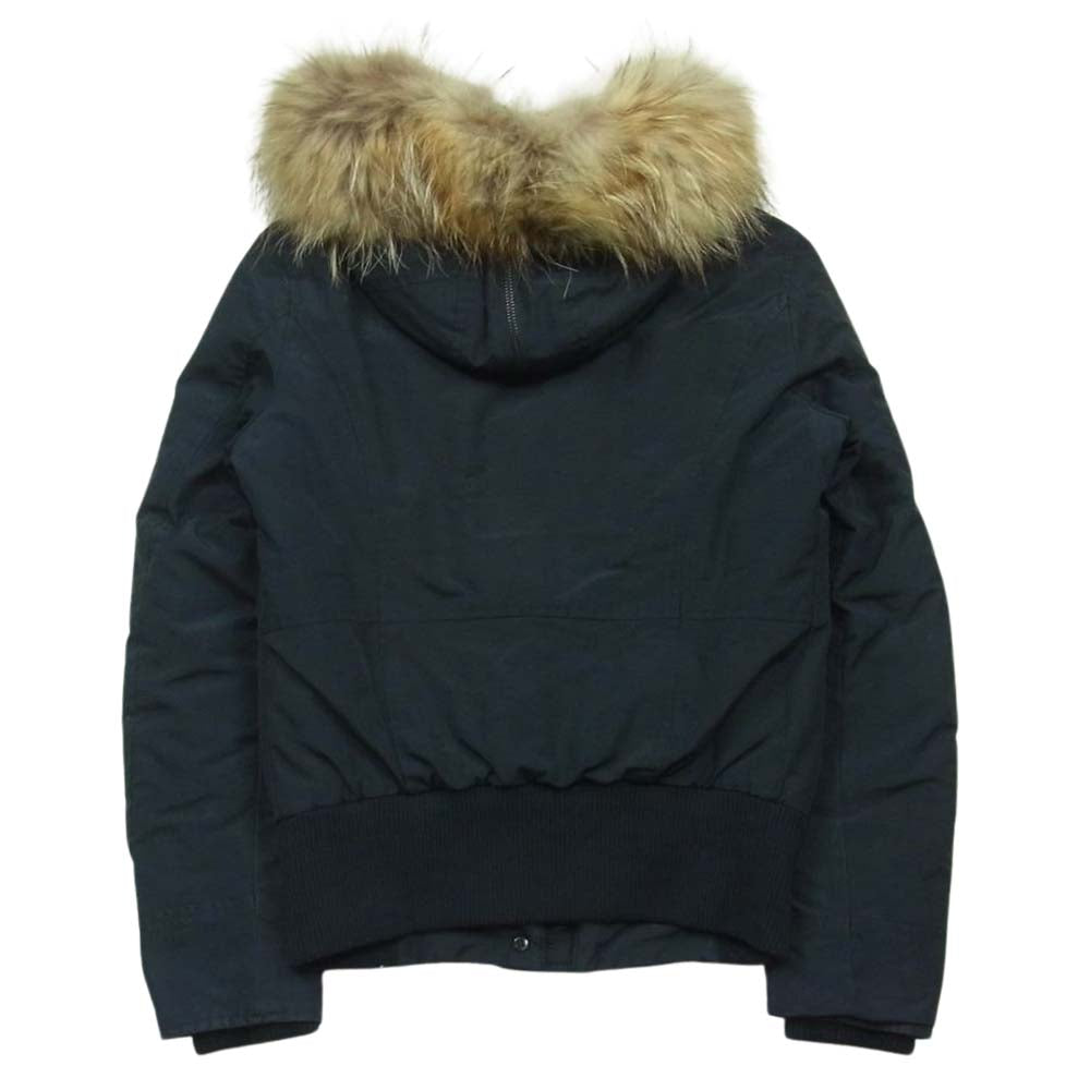 WOOLRICH ウールリッチ 60 40 クロス ショート丈 レディース ダウン ジャケット ダークネイビー系 S【中古】