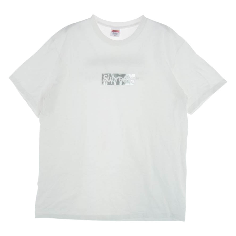 Supreme シュプリーム 22AW Chicago Box Logo Tee シカゴ ボックス ロゴ 半袖 Tシャツ ホワイト系 XL【中古】