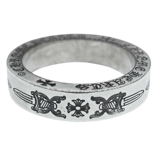 CHROME HEARTS クロムハーツ（原本有） 6mm SPACER DAGGER スペーサー ダガー リング シルバー系 20.5号【中古】