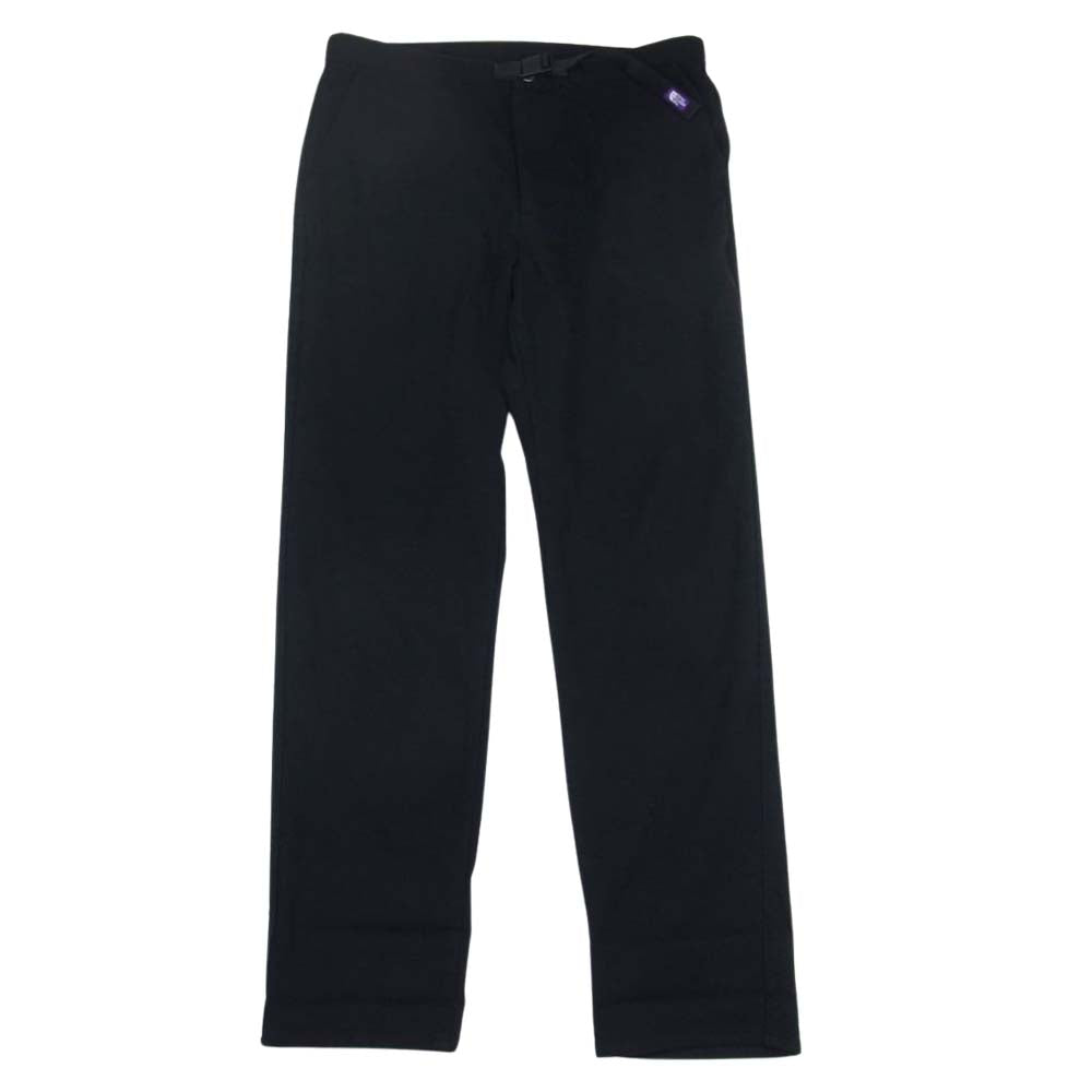 THE NORTH FACE ノースフェイス NT5060N PURPLE LABEL Polyester Serge Field Pants ポリエステル サージ フィールド パンツ ブラック系 34【中古】