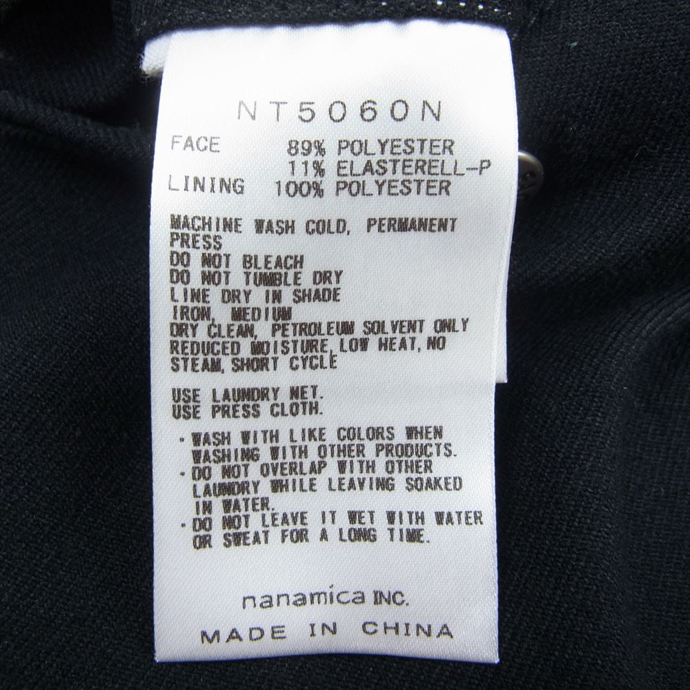 THE NORTH FACE ノースフェイス NT5060N PURPLE LABEL Polyester Serge Field Pants ポリエステル サージ フィールド パンツ ブラック系 34【中古】