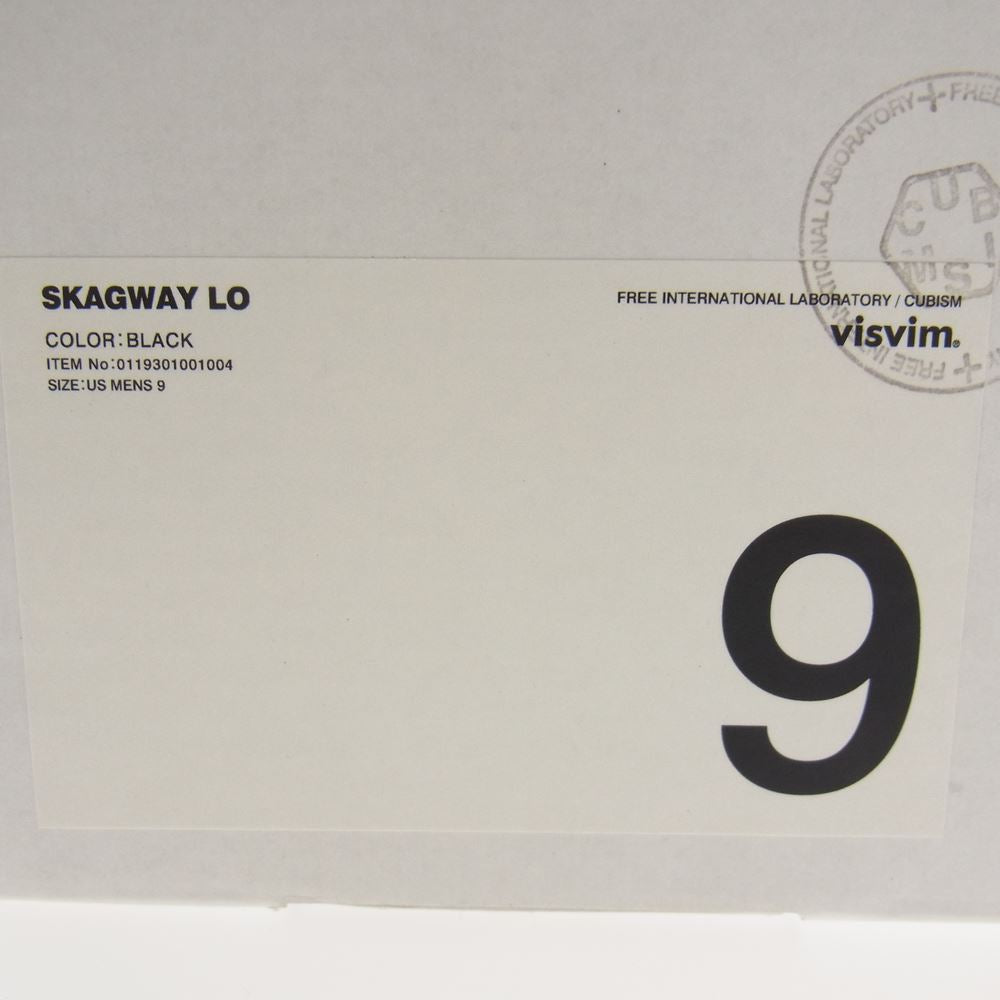 VISVIM ビズビム 19AW 0119301001004 SKAGWAY LO 9 ローカット スニーカー ブラック系 US9【中古】