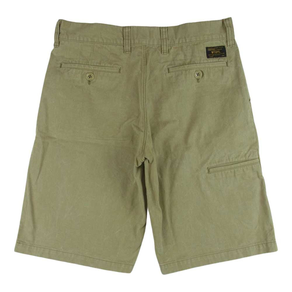 WTAPS ダブルタップス 171GWDT-PTM04 KHAKI SHORTS カーキ ショーツ ハーフ パンツ ベージュ系 サンドベージュ系 L【中古】