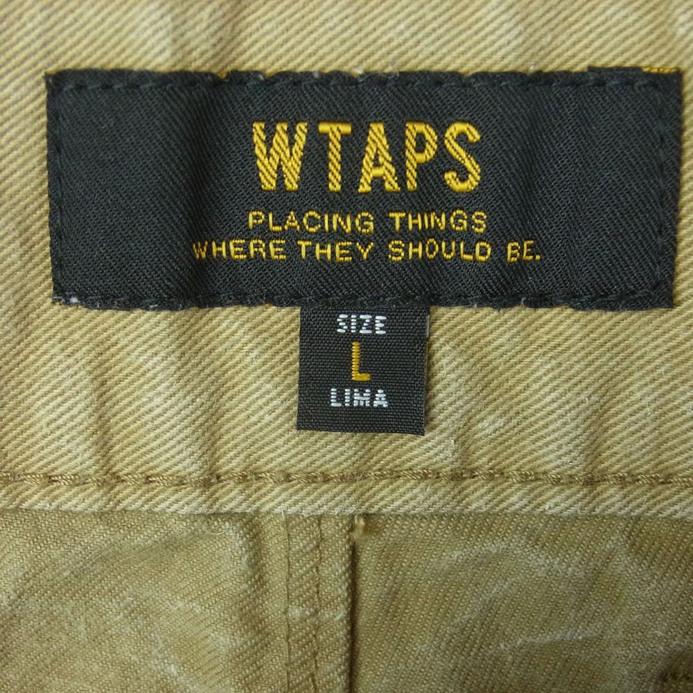 WTAPS ダブルタップス 171GWDT-PTM04 KHAKI SHORTS カーキ ショーツ ハーフ パンツ ベージュ系 サンドベージュ系 L【中古】