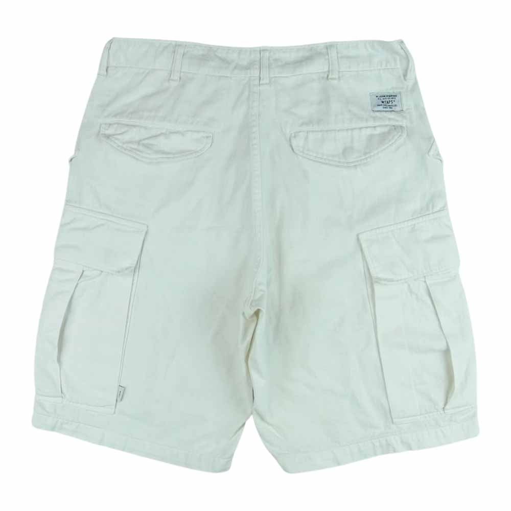 WTAPS ダブルタップス 18SS 181WVDT-PTM05 JUNGLE CHOPPED ジャングル クロップド カーゴ ショーツ パンツ ホワイト系 02【中古】