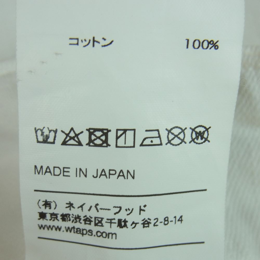 WTAPS ダブルタップス 18SS 181WVDT-PTM05 JUNGLE CHOPPED ジャングル クロップド カーゴ ショーツ パンツ ホワイト系 02【中古】