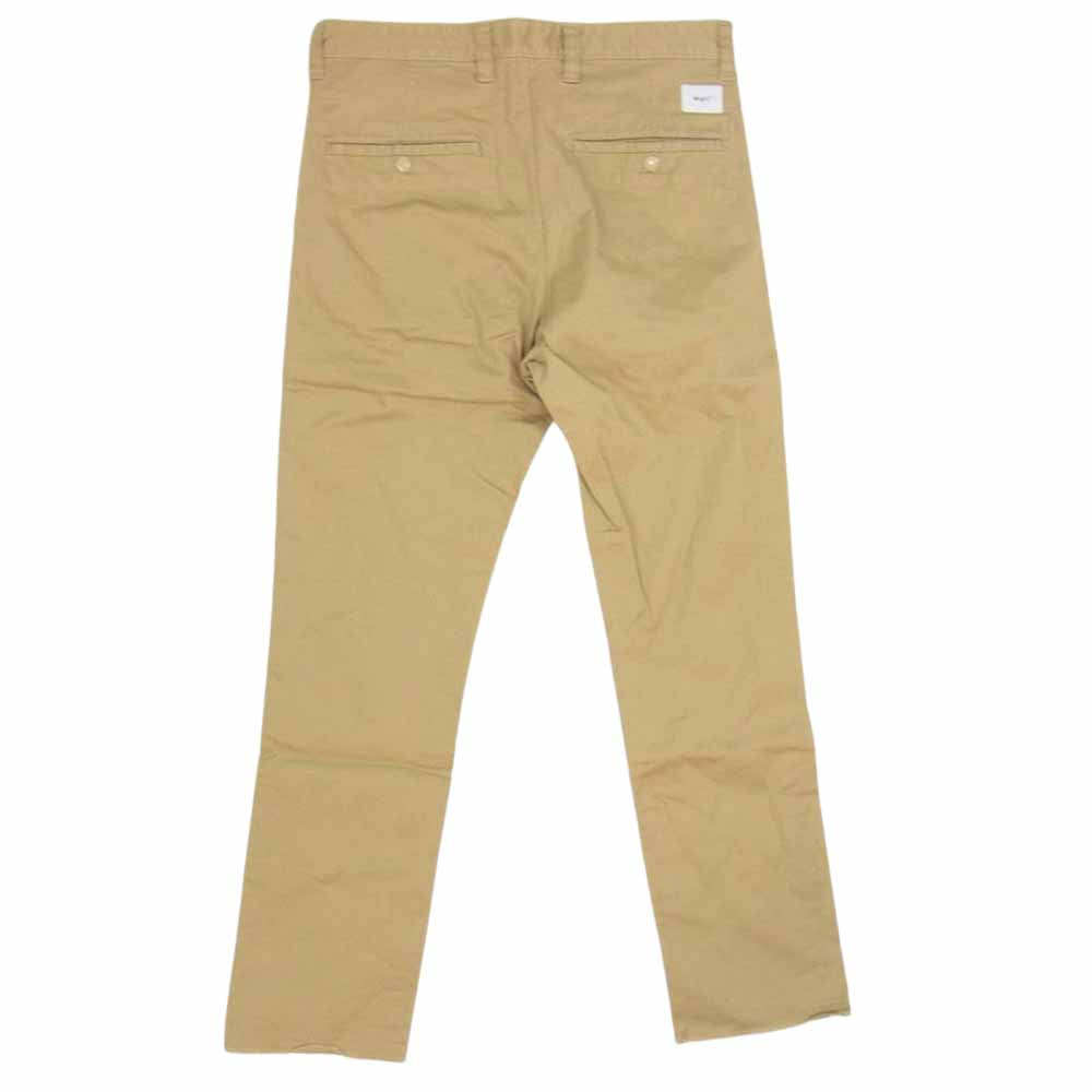 WTAPS ダブルタップス 19AW 192GWDT-PTM01 tracks trousers トラック トラウザーズ パンツ チノ ベージュ系 02【中古】