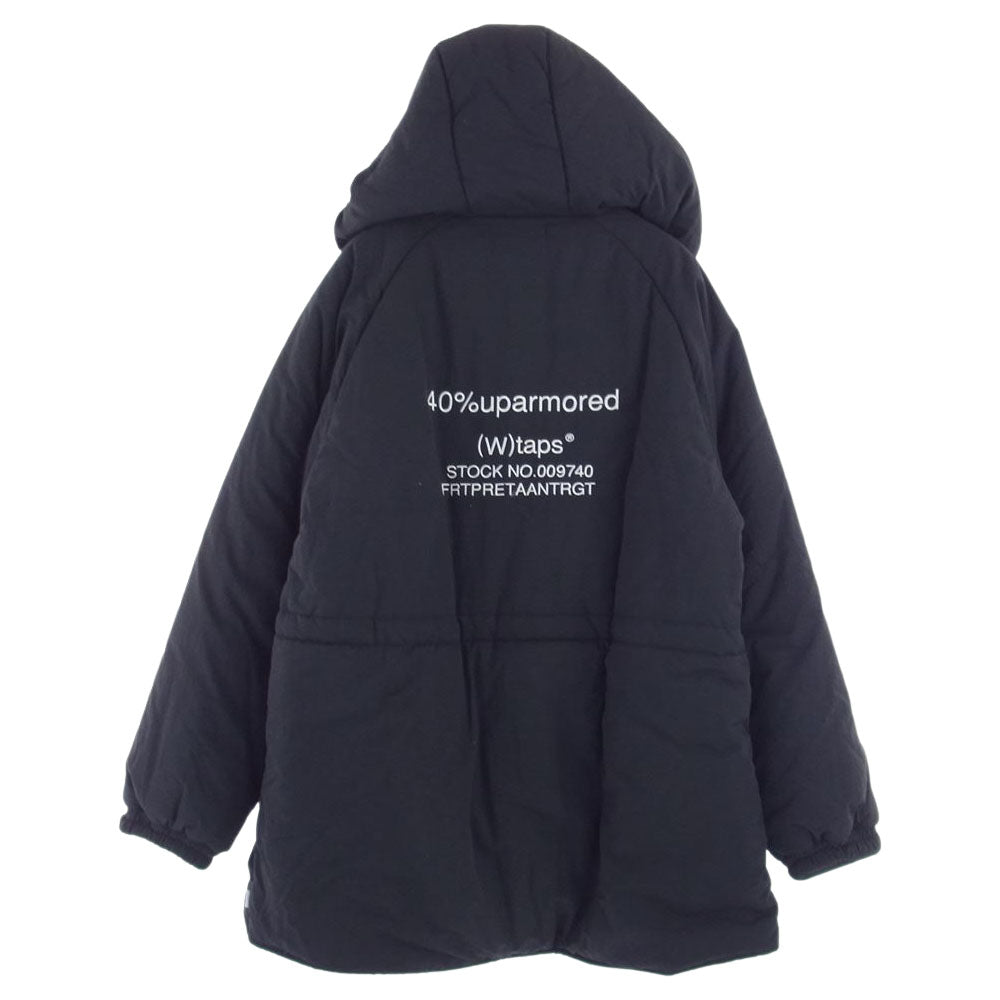 WTAPS ダブルタップス 18AW 182TQDT-JKM04 40%uparmored DUNE JACKET 中綿 ジャケット ブラック系 SIZE X 02【中古】