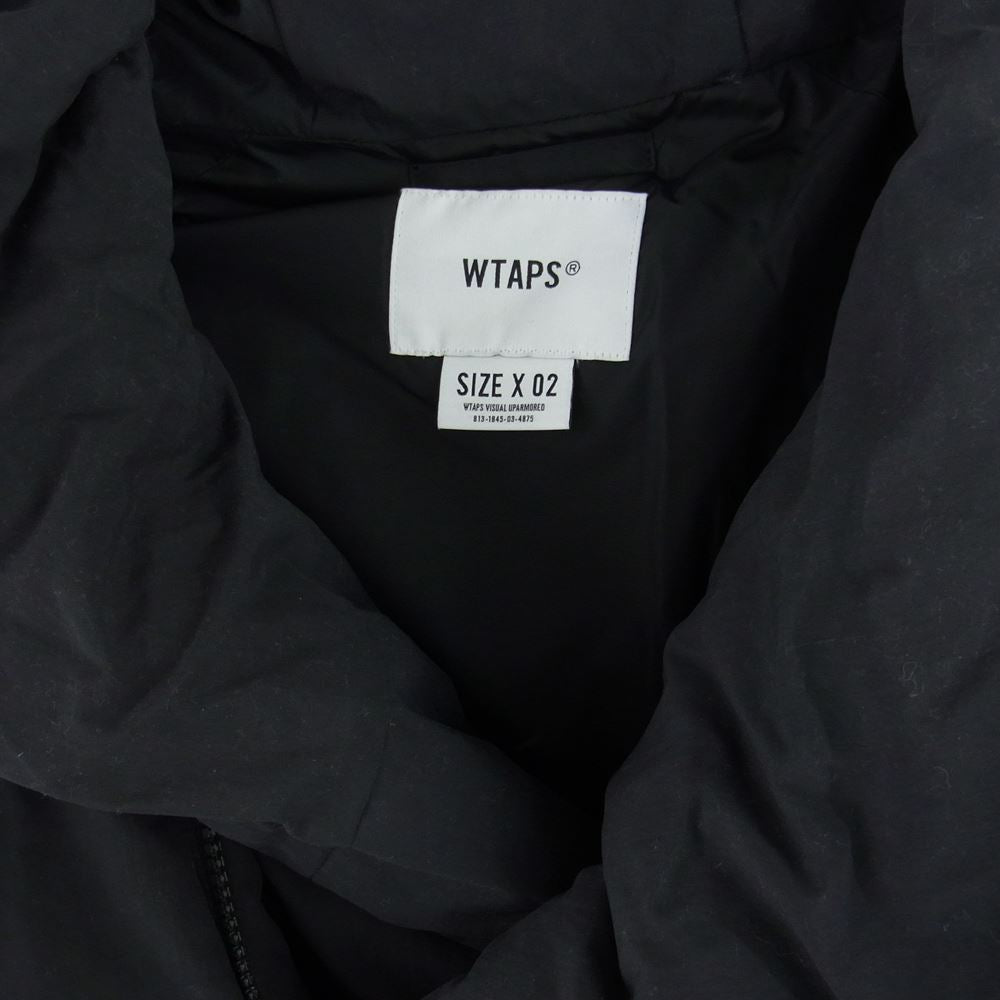 WTAPS ダブルタップス 18AW 182TQDT-JKM04 40%uparmored DUNE JACKET 中綿 ジャケット ブラック系 SIZE X 02【中古】