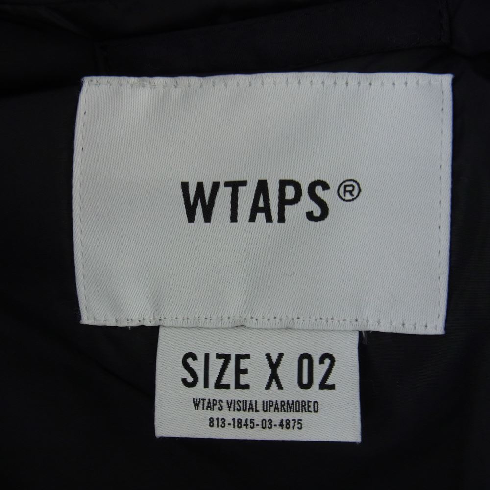 WTAPS ダブルタップス 18AW 182TQDT-JKM04 40%uparmored DUNE JACKET 中綿 ジャケット ブラック系 SIZE X 02【中古】