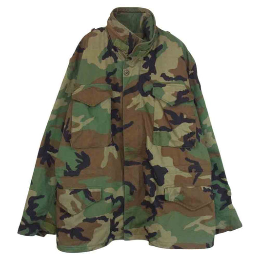 ALPHA アルファ 8415-01-099-7839 USA製 M-65 cold weater field coat フィールド ミリタリー ジャケット カーキ系 M【中古】
