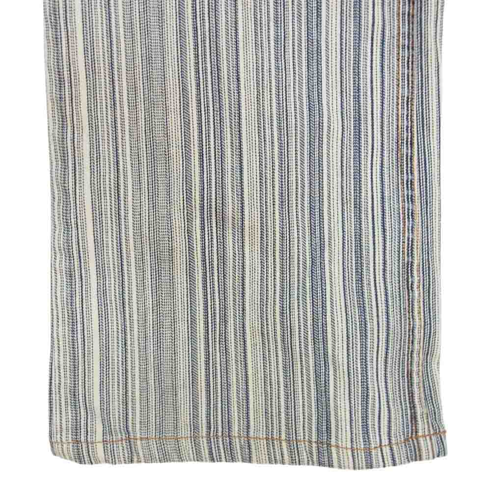 BURBERRY BLACK LABEL バーバリーブラックレーベル BMS36-812-24 ストライプ パンツ ネイビー系 73【中古】