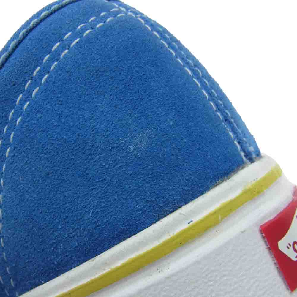 VANS バンズ VN0A3WM78TG RON HERMAN RHC ロンハーマン 別注 Comfycush Authentic コンフィクッシュ スニーカー ブルー系 イエロー系 26.0cm【新古品】【未使用】【中古】