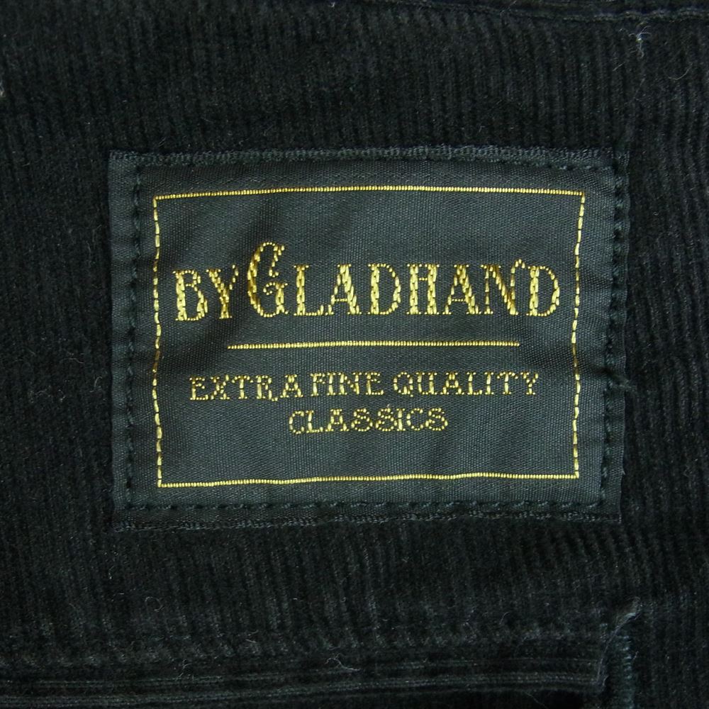 GLADHAND & Co. グラッドハンド BYGH-20-SS-34 GLADDEN CORDUROY PANTS グラッデン コーデュロイ パンツ ブラック系 XL【中古】