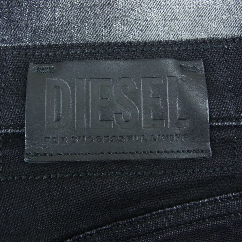 DIESEL ディーゼル 009HY D-STRUKT SLIM スリム デニム パンツ ブラック系 28【中古】
