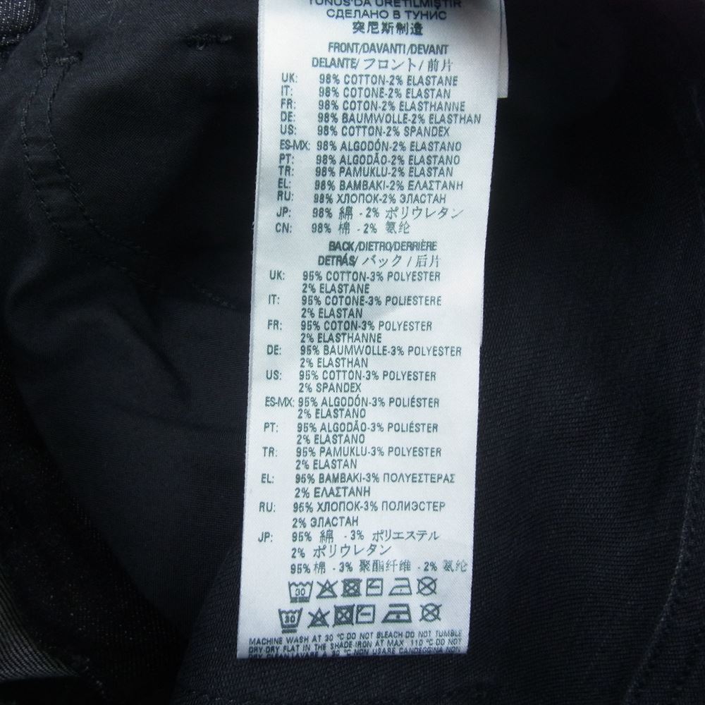 DIESEL ディーゼル 009HY D-STRUKT SLIM スリム デニム パンツ ブラック系 28【中古】