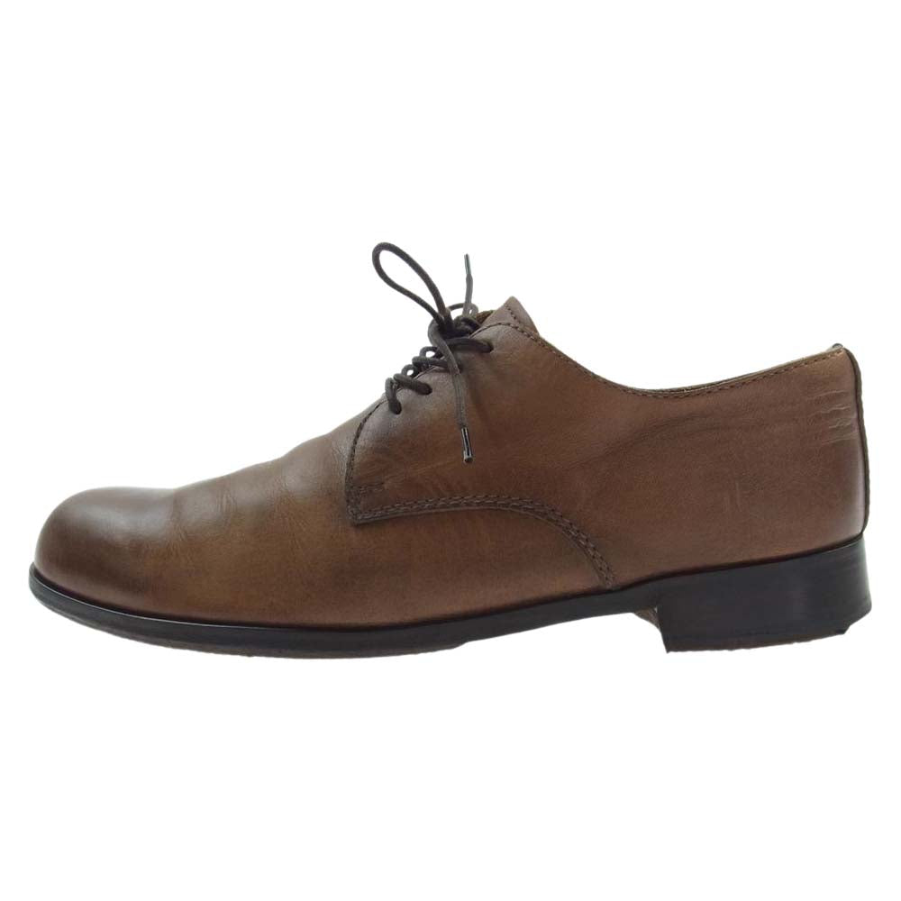 パドローネ PU7358-2001-11C DERBY PLAIN TOE SHOES ダービー プレーン トゥ シューズ ブラウン系 40【中古】