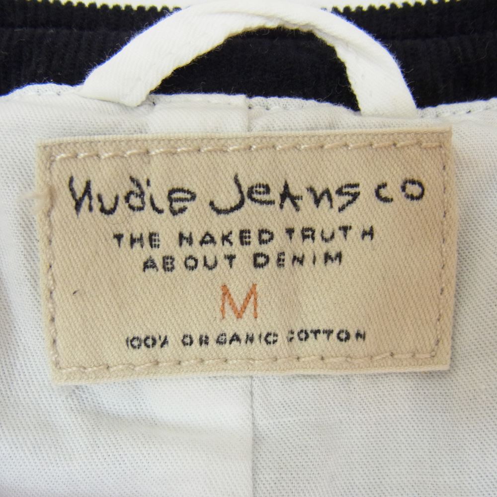Nudie Jeans ヌーディージーンズ GUSTAV グスタフ CORD WAISTCOAT LION コーデュロイ ウェストコート ベスト  ブラック系 M【中古】