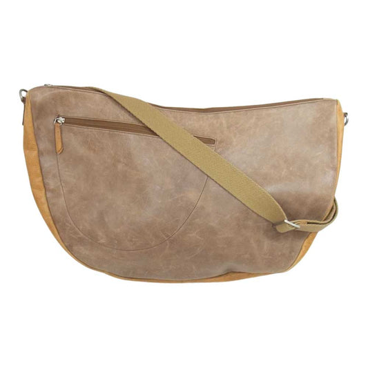 ZANELLATO ザネラート レザー 切替 ショルダー バッグ ブラウン系【中古】