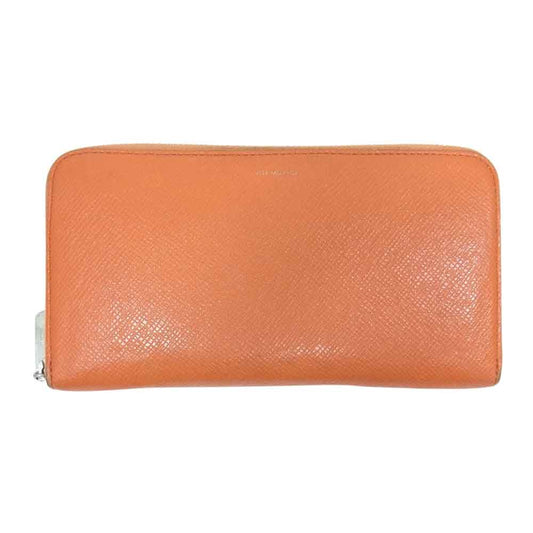 PELLE MORBIDA ペッレモルビダ PMO-BA302 PMO-BA302 Barca バルカ ジップ ウォレット オレンジ系【中古】