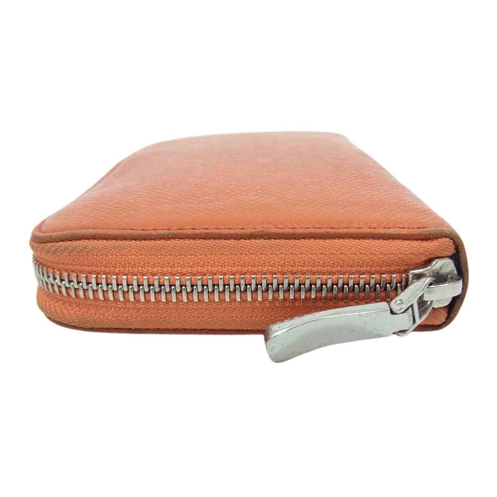 PELLE MORBIDA ペッレモルビダ PMO-BA302 PMO-BA302 Barca バルカ ジップ ウォレット オレンジ系【中古】