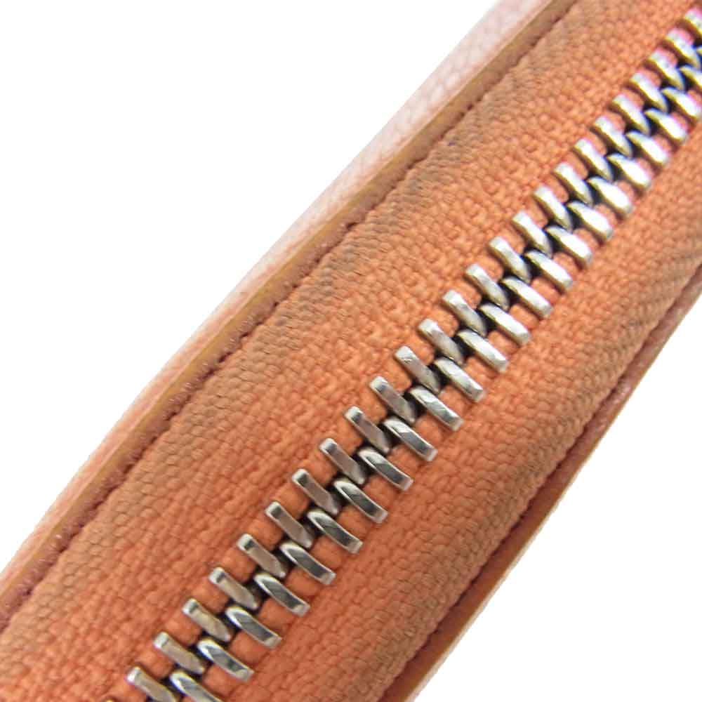 PELLE MORBIDA ペッレモルビダ PMO-BA302 PMO-BA302 Barca バルカ ジップ ウォレット オレンジ系【中古】