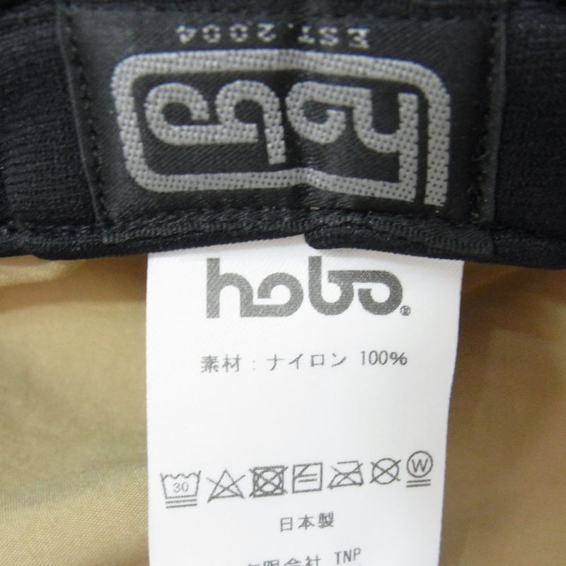 hobo ホーボー HB-H3102 NYLON BUCKET HAT ナイロン バケット ハット ベージュ系 ONE　SIZE【極上美品】【中古】