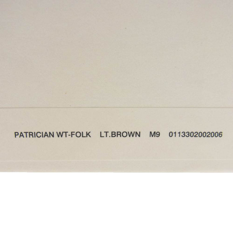 VISVIM ビズビム 13SS 0113302002006 PATRICIAN WT-FOLK ウィングチップ スエード フォーク シューズ ブラウン系 US9【中古】