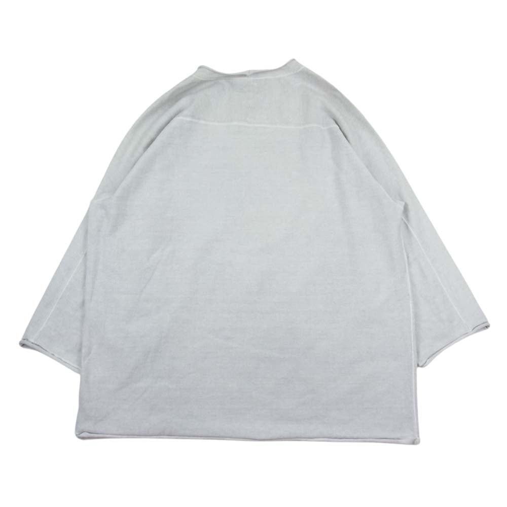 スケアー 21SS 2101SC-C002 CUT OFF CREW NECK SHIRT カットオフ クルーネック Tシャツ カットソー T アイボリー系 2【美品】【中古】