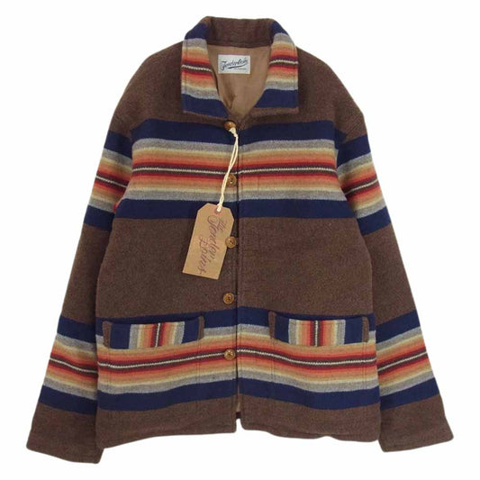 TENDERLOIN テンダーロイン T-RUG JKT カシミヤ混 ラグ ジャケット ブラウン系 XS【極上美品】【中古】