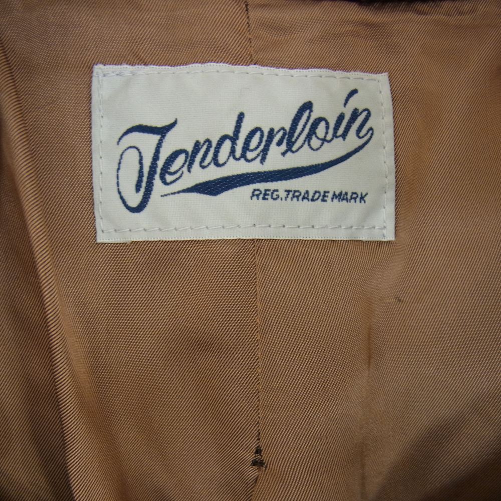 TENDERLOIN テンダーロイン T-RUG JKT カシミヤ混 ラグ ジャケット ブラウン系 XS【極上美品】【中古】