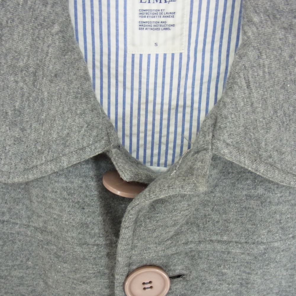 LIMI feu リミフゥ ウール 丸襟 ジャケット グレー系 S【中古】