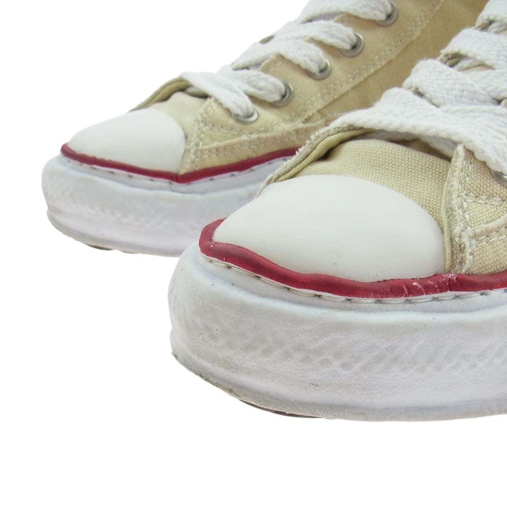 MIHARA YASUHIRO ミハラヤスヒロ A04FW728 PETERSON Original sole canvas hicut sneaker ピーターソン キャンバス ハイカット スニーカー ベージュ系 44【中古】