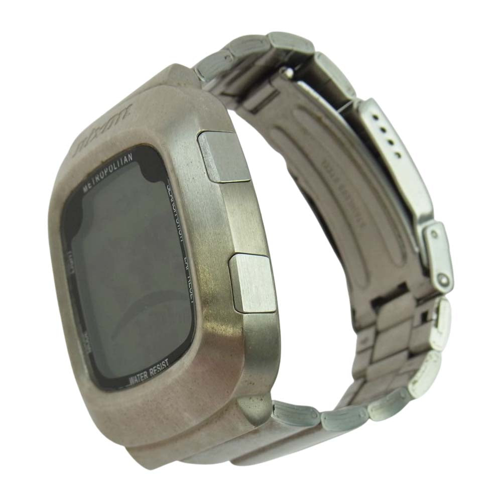 NIXON ニクソン THE METRO メトロ デジタル ウオッチ 腕時計 シルバー系【中古】