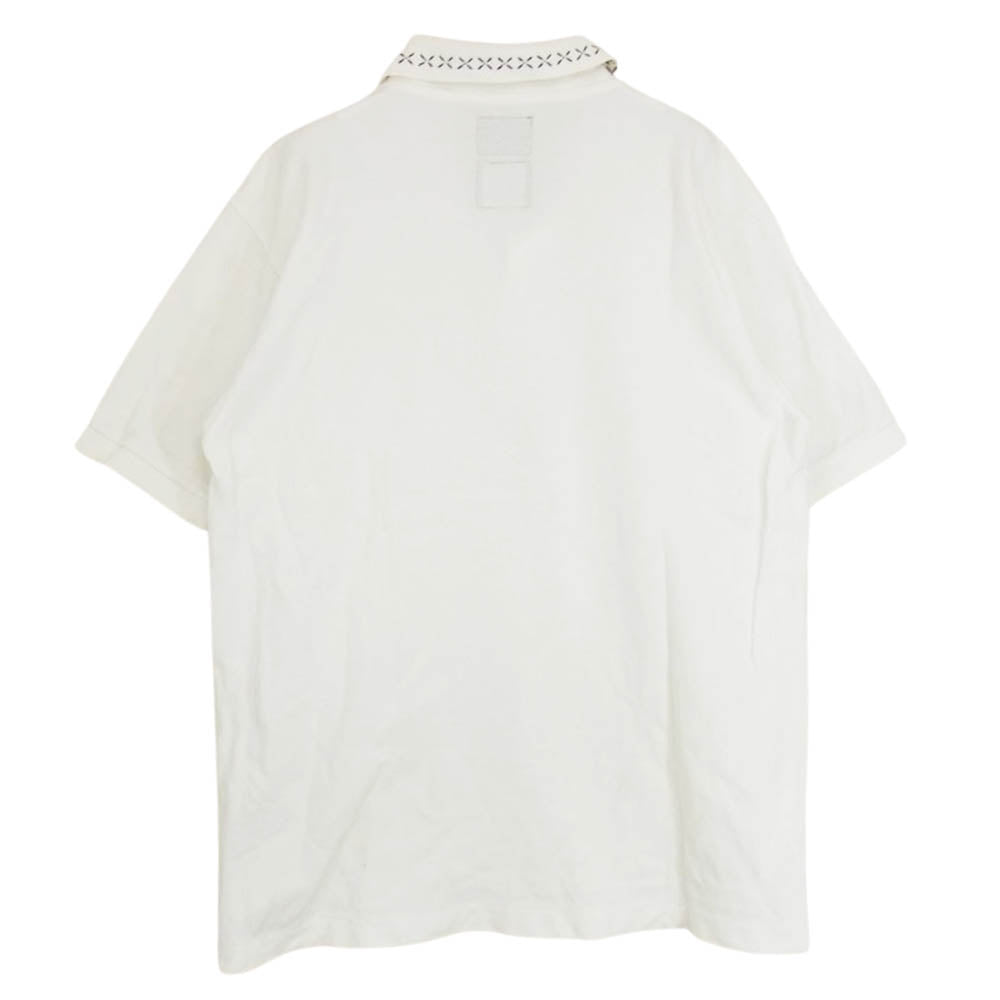 NEIGHBORHOOD ネイバーフッド ATNH-CS-05 ポロシャツ 半袖 刺繍 ホワイト系 M【中古】